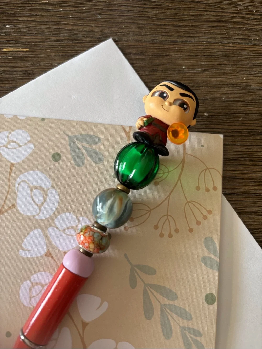 Marvel Doorables: Doctor Strange: Wong handmade beaded pen